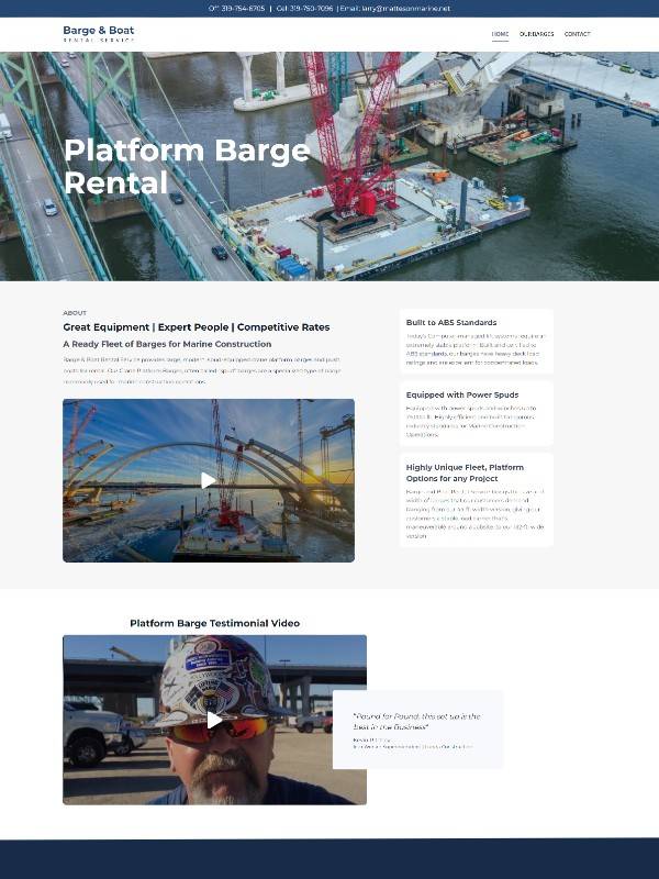 Barge & Boat Rental